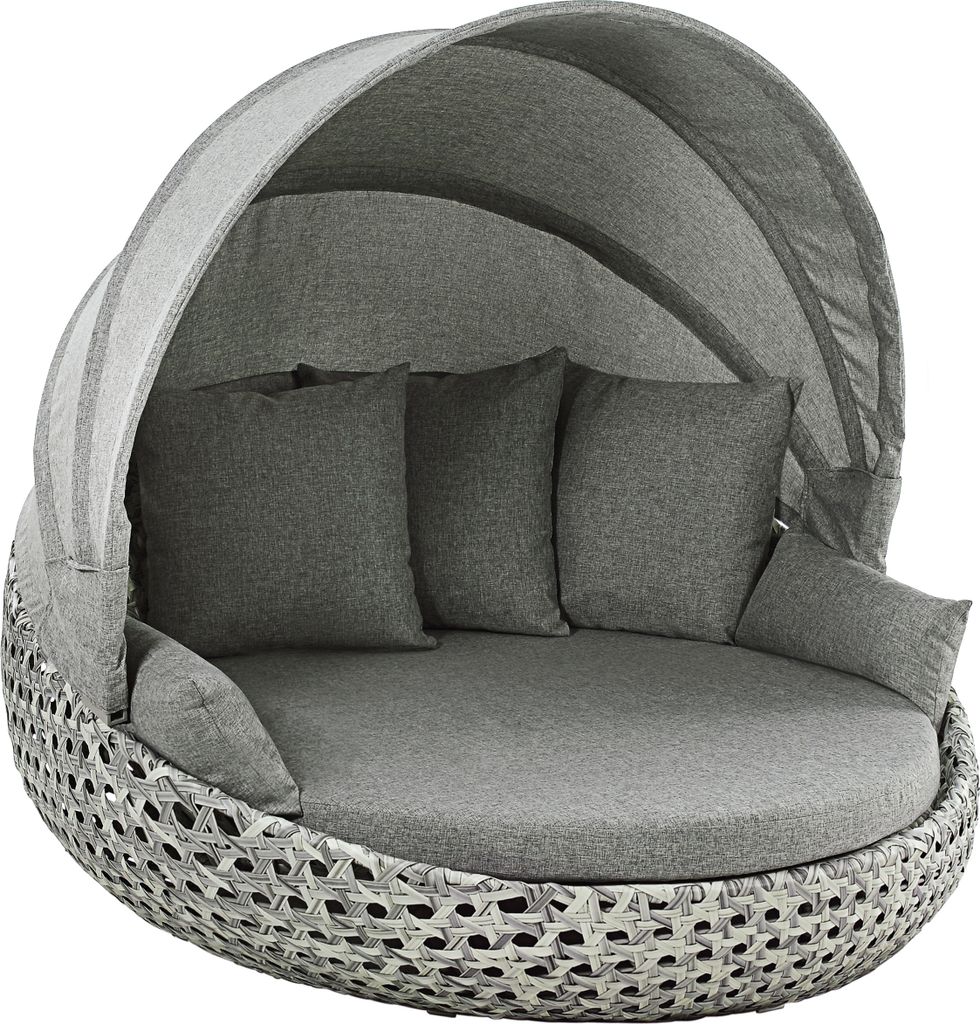 Dehner Gartenmöbel Sunlounger Miami, mit Faltdach und Produktbild 