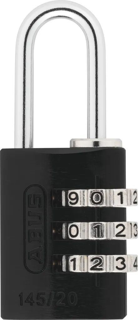 ABUS Zahlenschloss 145/40 schwarz Lock-Tag