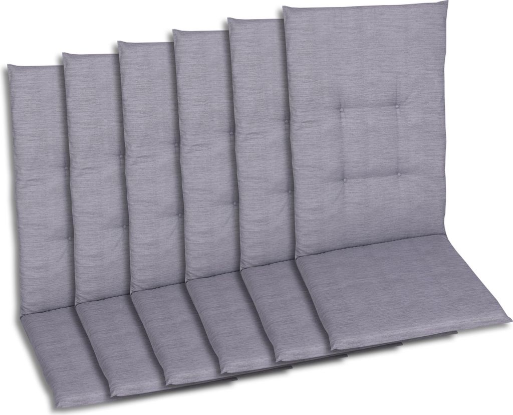 GO-DE Textil, Sesselauflage Hochlehner, 6er-Set, Farbe: Produktbild 