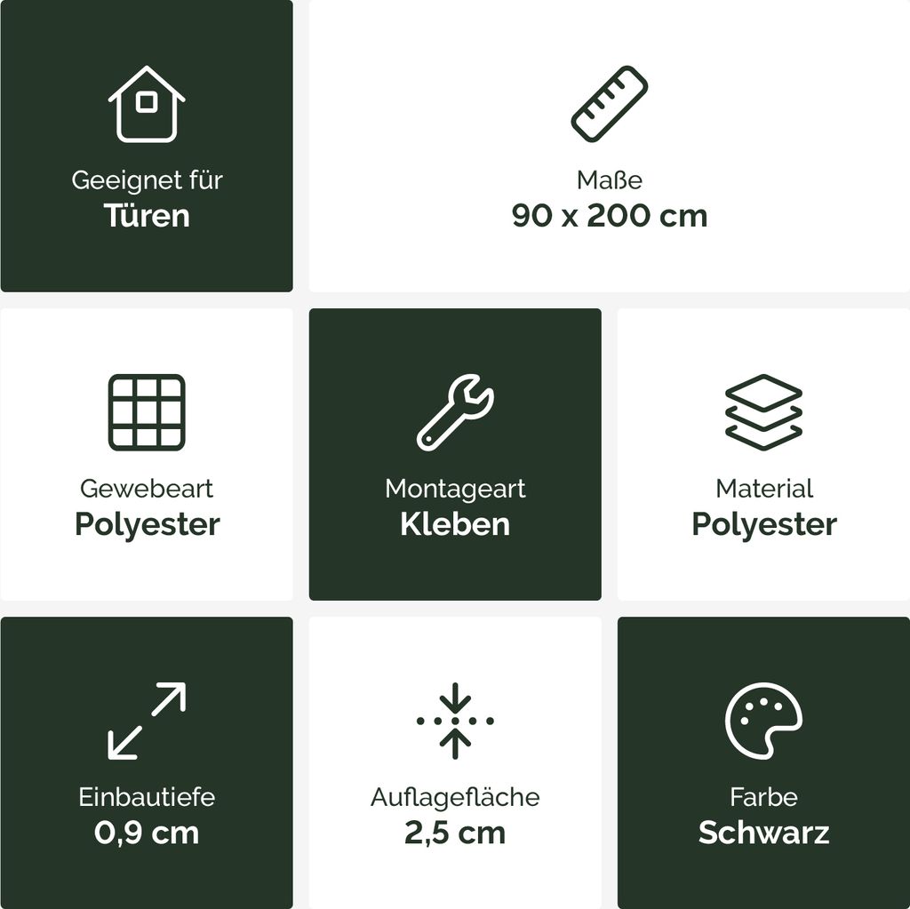 Flei Magnet Fliegengitter Für Türen - 90x200 Cm, Selbstschließend, Faltbar, In Weiß