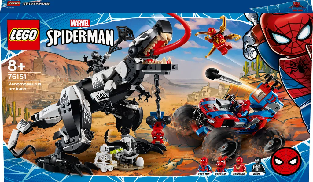 Venomosaurus Articulé et Spider-Buggy : Kit de Combat Marvel 76151 - 12