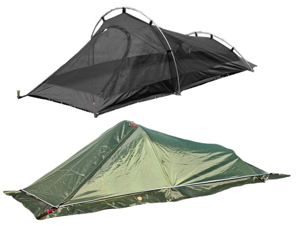 Camping Tent 1 Person Rainproof Backpacking Tent for Outdoor Survival with Quick Setup Durable 2500mm PolyurethanCoating for Hiking Fishing Green S...
