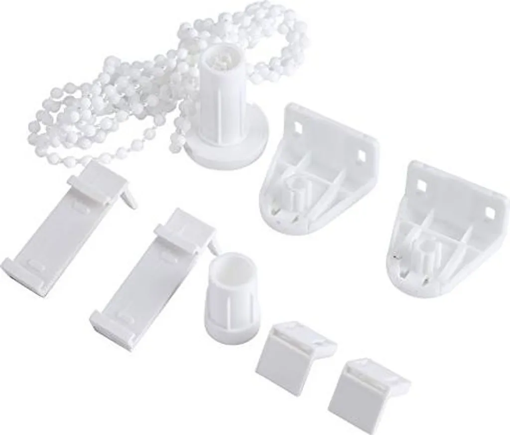Support de store enrouleur universel 17 mm blanc pour kit de rechange