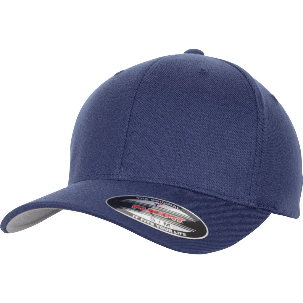 Cappellino Flexfit 6477 Wool Blend Navy L/XL | Shop Online Italia