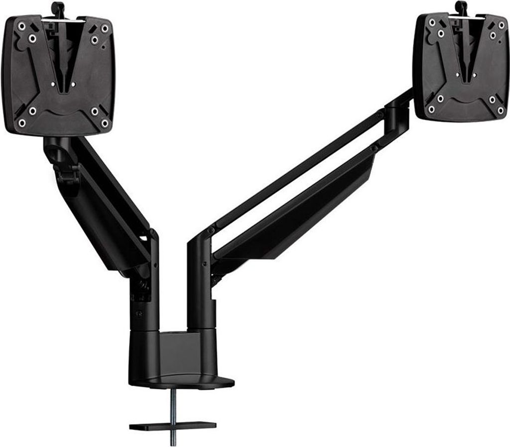 NOVUS NOVUS Monitorschwenkarm Clu Duo C 2 x 2-7kg Aluminium/Kunststoff schwarz