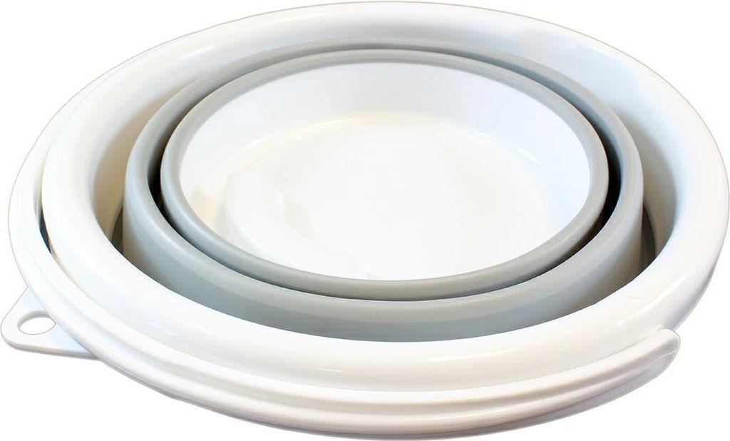 APT AG659 Skládací silikonový kbelík 5 l - šedý Obrázek produktu 11