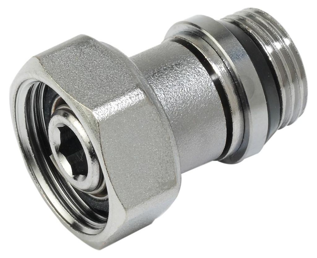 Douille télescopique radiateur droit 1/2'' - GIACOMINI - Image du produit 