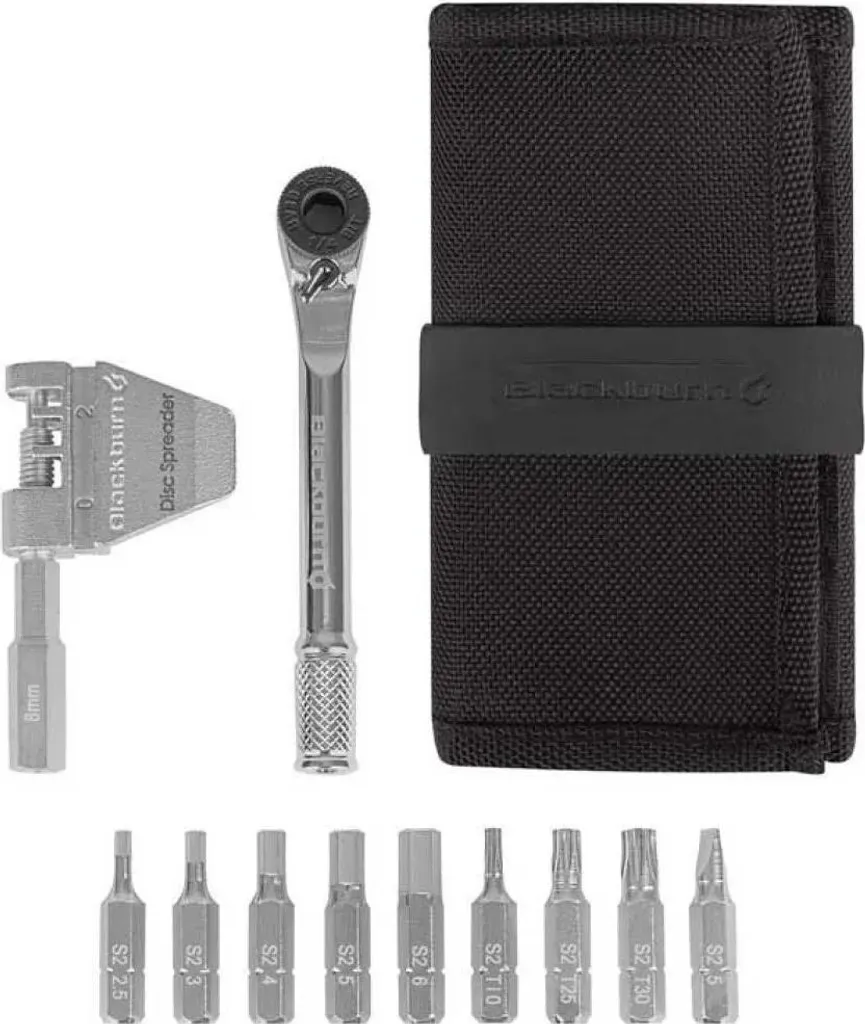 Blackburn Big Switch Ratchet Multi-Tool - Mini Clé à Cliquet Vélo 15 Fonctions
