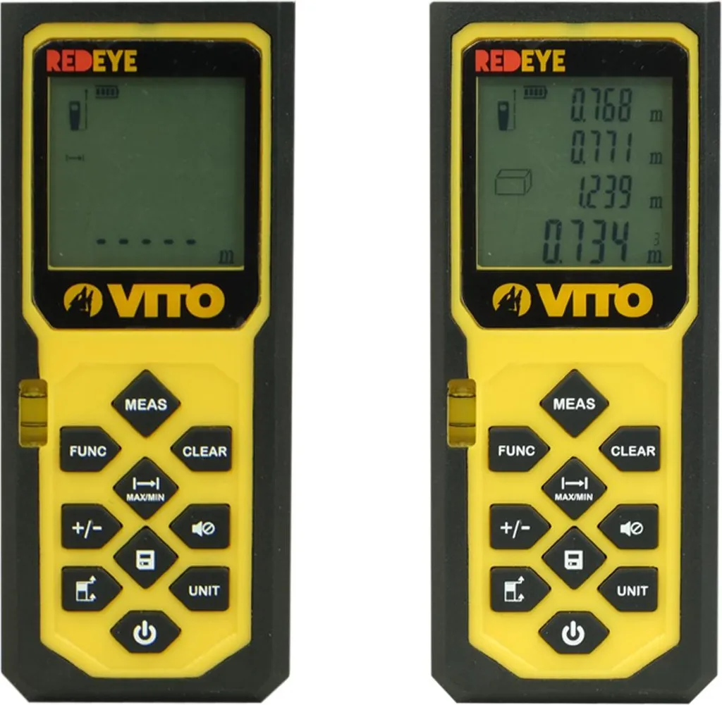 Mètre laser digital de précision VITO portée 60 mètres mesure rapide