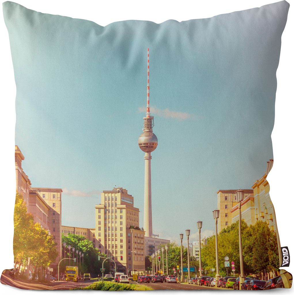 VOID Strausberger Platz Berlin Kissenbezug Kissenhülle Sofakissen Kissen Deko Outdoor-Kissen Dekokissen