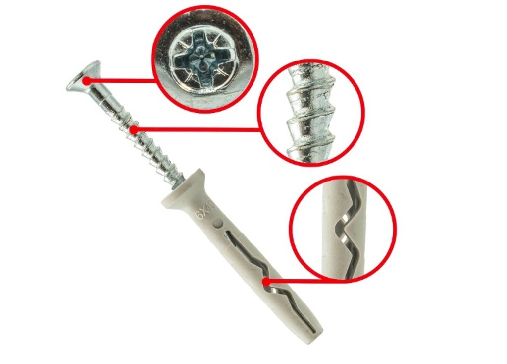 Klimas Schlagdübel 6x35 - 200 Stk.