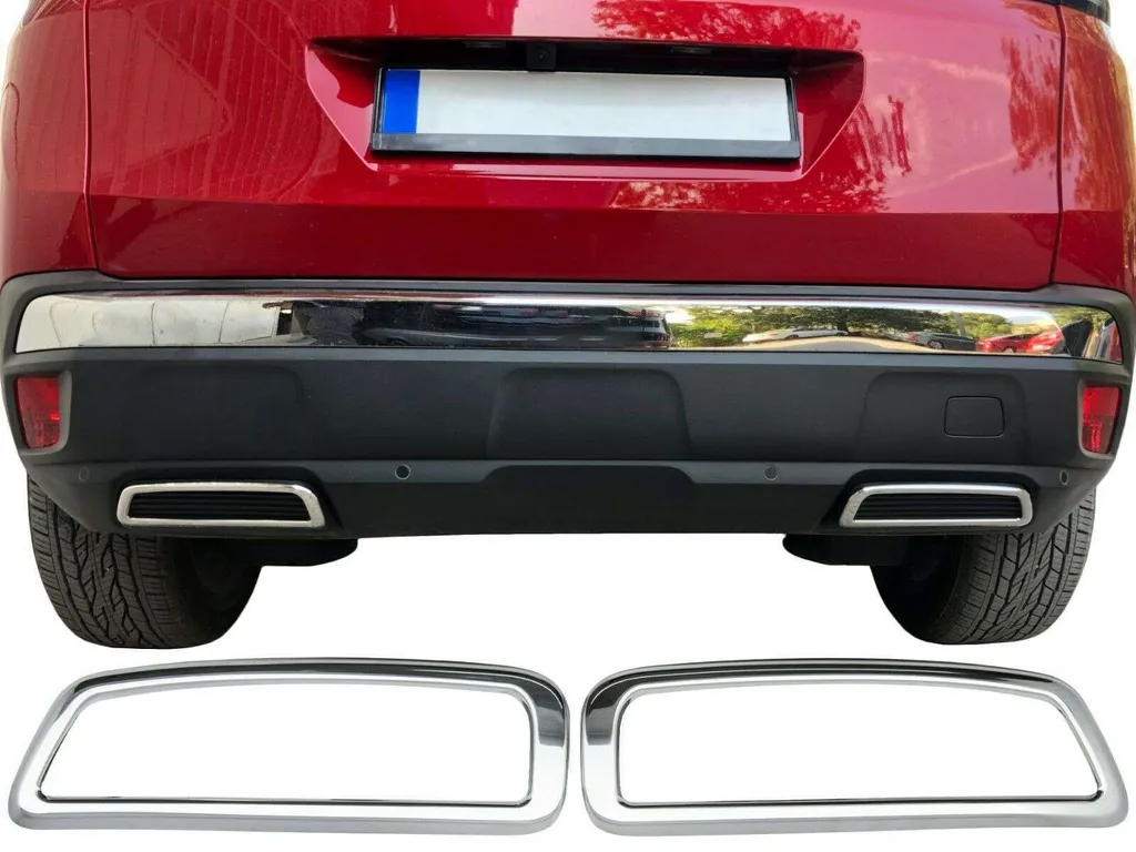 Accessoire de Finition Chrome Échappement Peugeot 3008 II 2016-2023