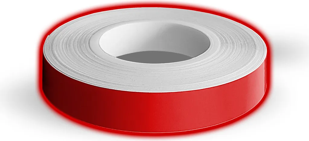 Strisce Cerchioni Moto Rosso Riflettente 9mm x 6mt | Kit Racing Adesivo