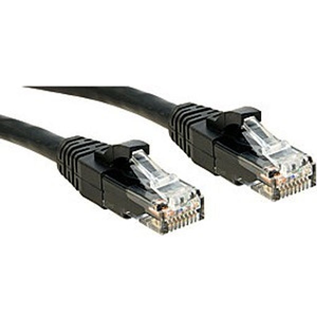 Lindy Ethernet Kabel Cat.6 UTP 3m Schwarz - Stecker-Stecker 250MHz