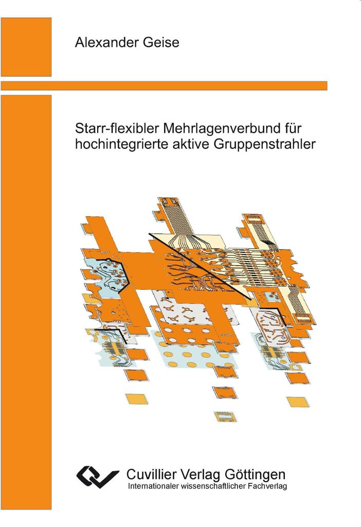 Starr-flexibler Mehrlagenverbund für hochintegrierte aktive Gruppenstrahler
