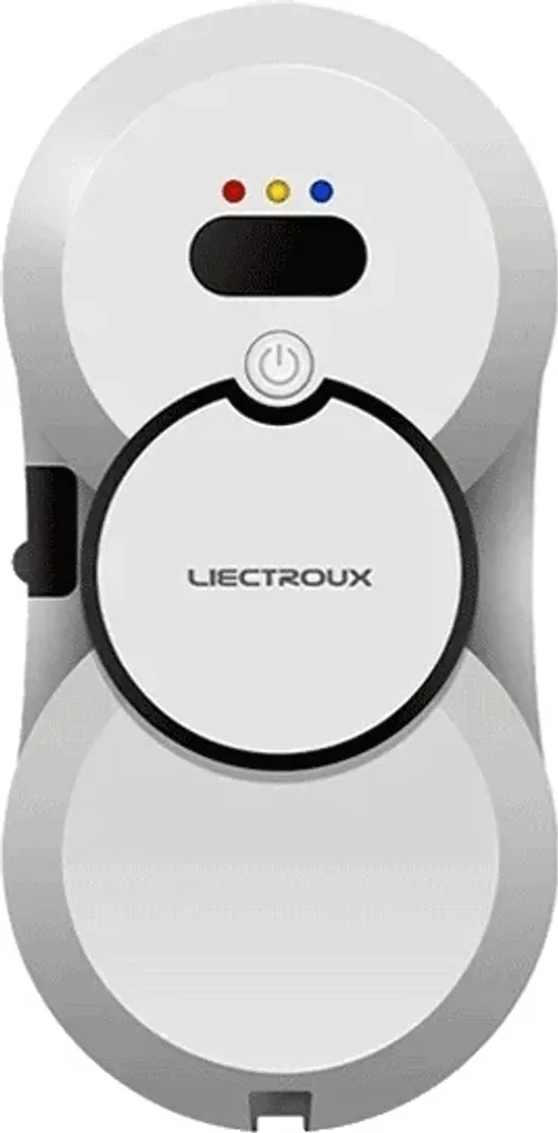 Robot lave-vitres blanc avec spray ultrasonique et navigation IA intelligente