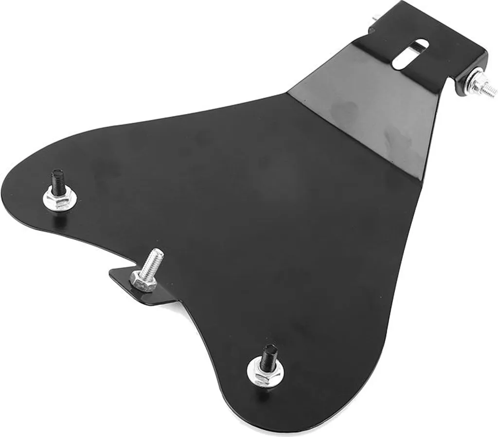 Support de selle de moto Solo robuste en acier noir pour customisation