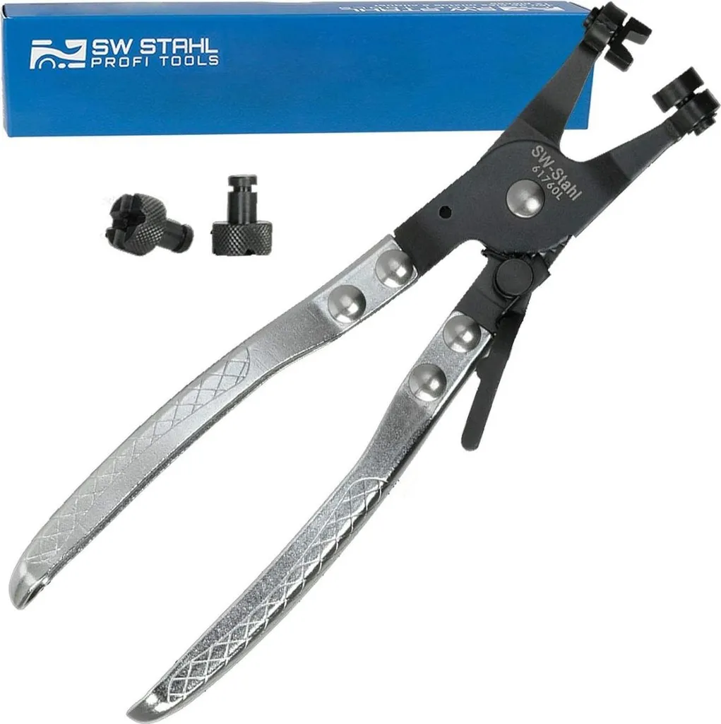 Pince pour colliers de serrage élastiques modèle droit SW-Stahl 61760L
