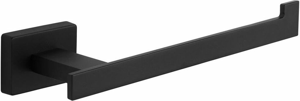 APOLLO Toilettenpapierhalter, Schwarz matt