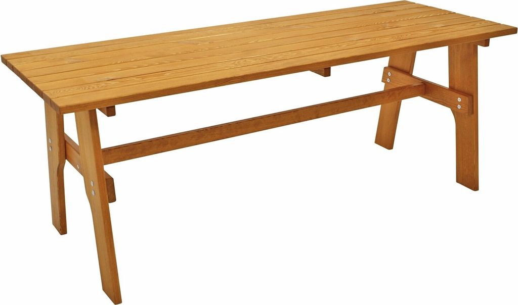 DEGAMO Gartentisch Holztisch Tisch FREITAL XXL,  72x200cm, Produktbild 