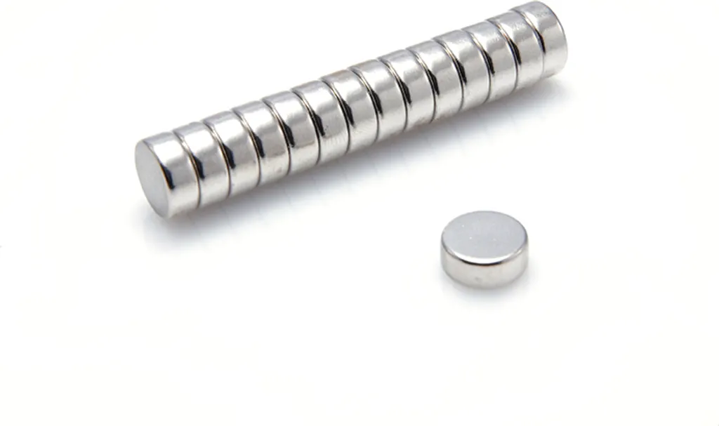 Magneti al neodimio 10 x 4 mm 100 pezzi mm N38, estremamente forti, lavagne magnetiche, frigoriferi, lavagne bianche, fai da te