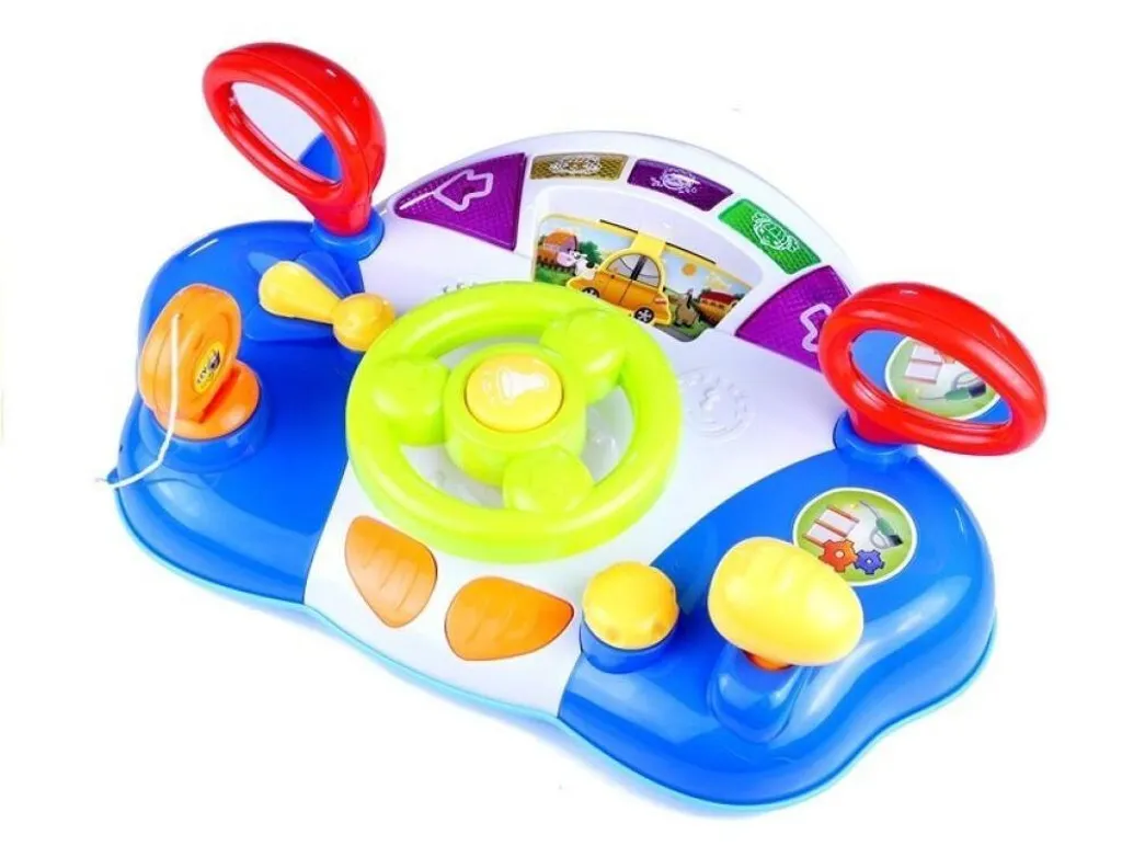 Volant interactif pour bébé avec sons du panneau de direction éveil - 3
