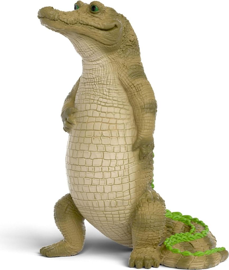 schleich 14913 Rick das Krokodil , ab 3 Jahren, Die Schule der magischen Tiere - Spielfigur