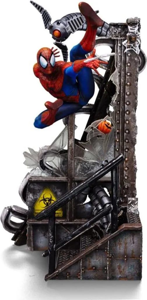 Spider-Man Statue 10e anniversaire - Déco Collector Marvel de 29 cm