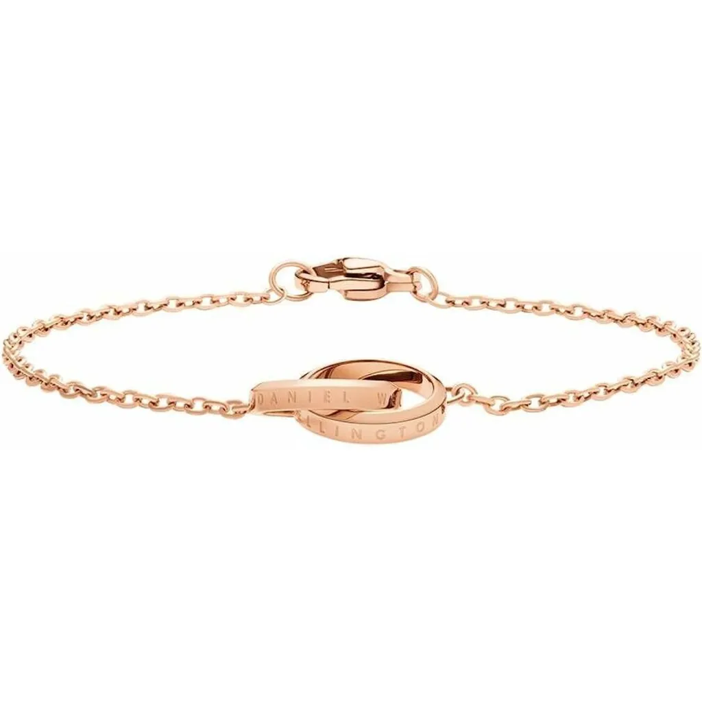 Bracelet Elan Unity DW00400168 design entrelacé en bronze de 15.5 cm