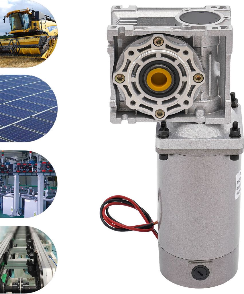 Silnik z przekładnią ślimakową Samoblokujący silnik 300W DC Zdjęcie produktu 