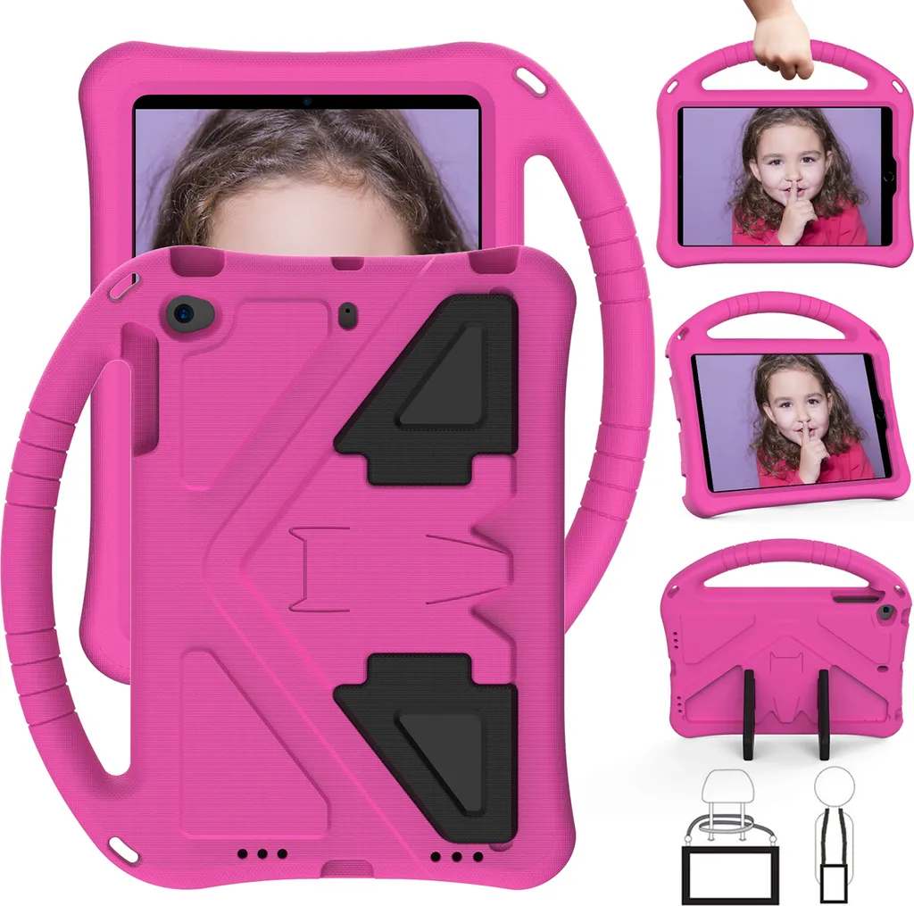 Custodia Per IPad Mini 5 E Mini 4 Per Bambini - Leggera Antiurto Con Maniglia Girevole 360° E Cavalletto - Colore Multicolore