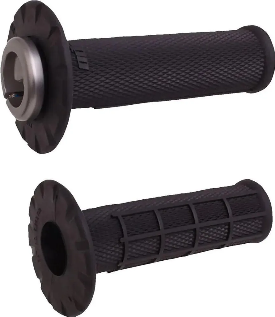 Poignées Antidérapantes Odi Half Waffle avec Système Lock-on Noir 22mm