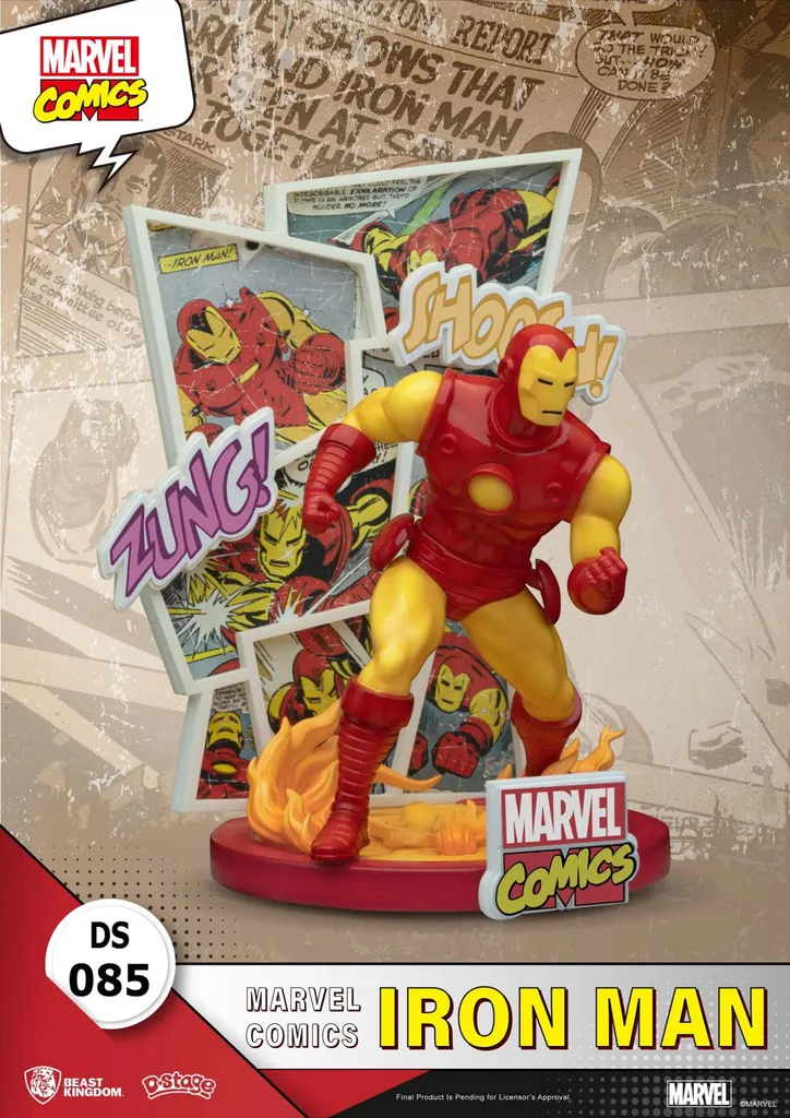 Figurka Marvel Comics D-Stage Iron Man - Statue de Collection Beast Kingdom