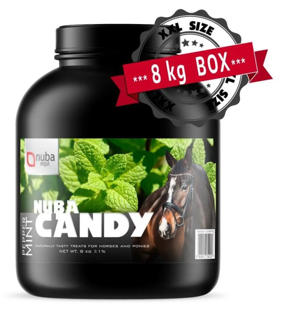 Nuba Candy PepperMint 8 kg : finissez-en avec les friandises qui collent