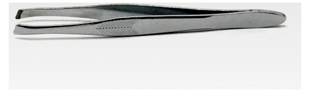 Pinzette schräg 8,6 cm