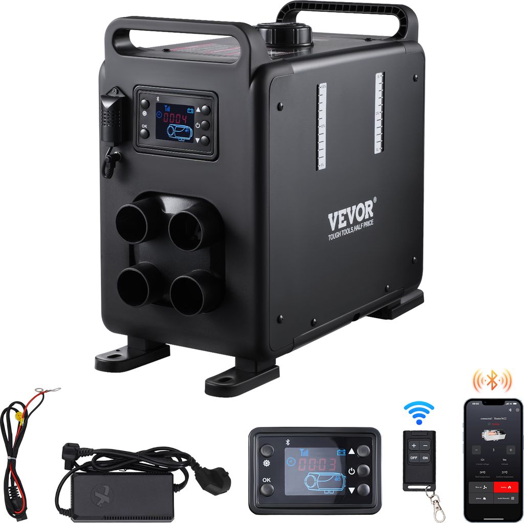 VEVOR Chauffage diesel de 8 kW, 12 V/24 V, réchauffeur Image du produit 