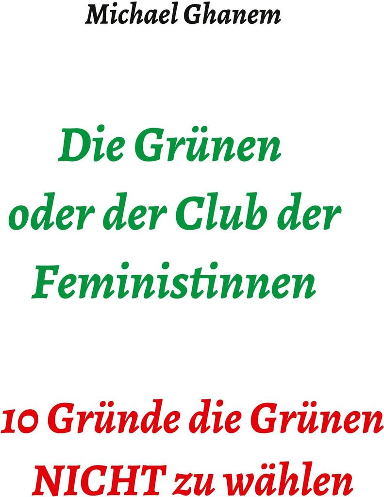Die Grünen oder der Club der Feministinnen