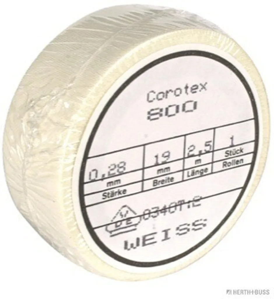 Adhésif isolant électrique 19mm Herth+Buss pour faisceau de câbles
