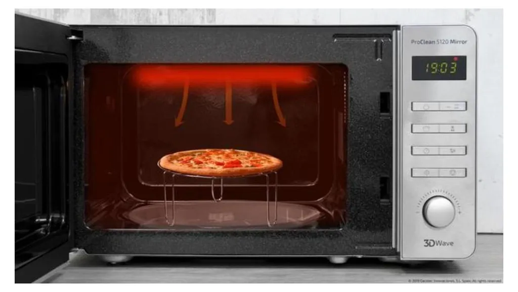 Petit Micro-ondes 700W avec Grill et Écran Digital Cecotec Modèle 01533 - 9