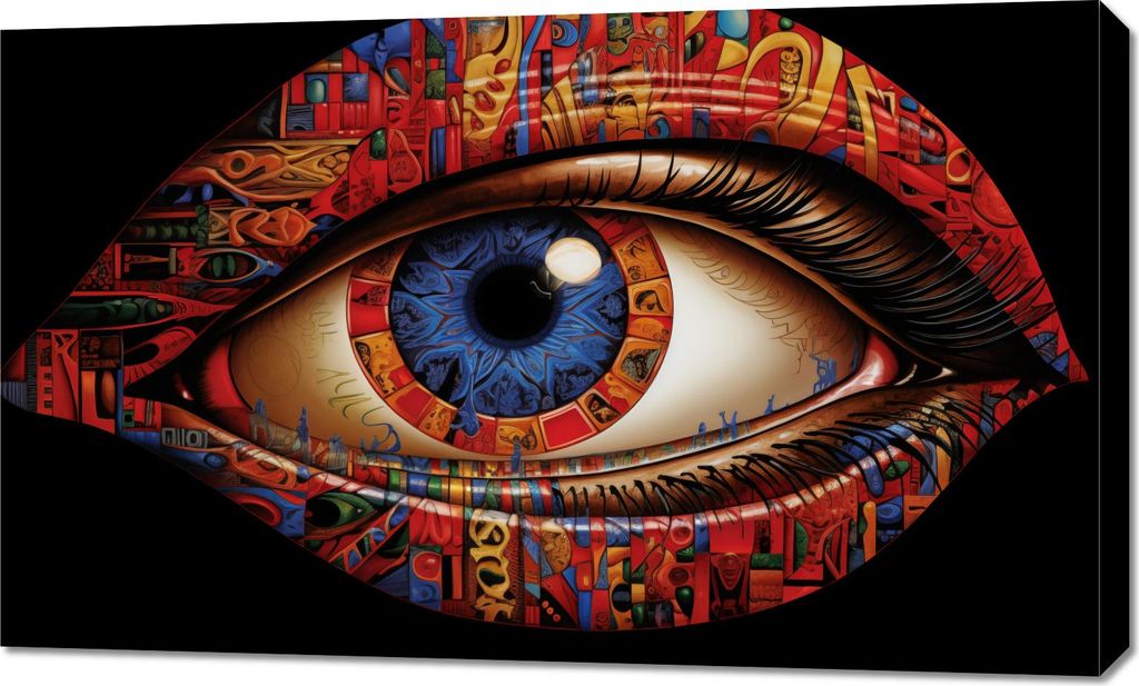 Bild 100x60cm Im Auge des Betrachters