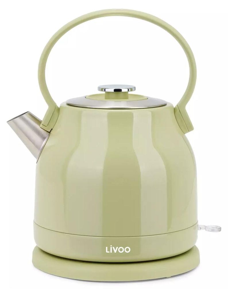 Wasserkocher 1,5 l 2200 w grün/grau Livoo DOD202M Produktbild 