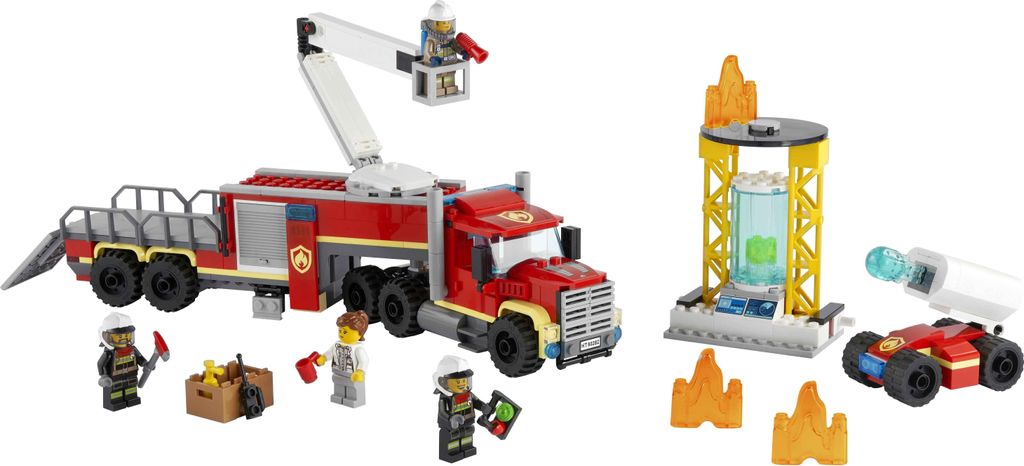 LEGO 60282 City Mobile Feuerwehreinsatzzentrale mit Produktbild 