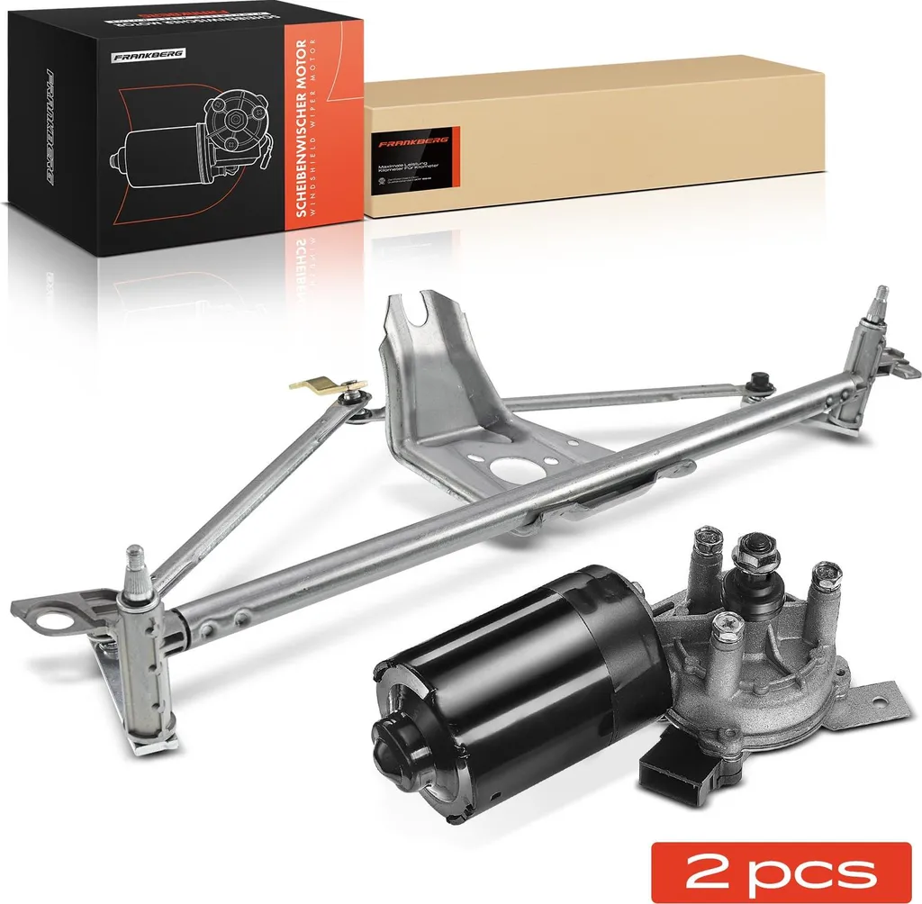 Kit Mécanisme et Moteur Essuie-Glace Avant pour Golf 3 et Vento 1H1 1H2