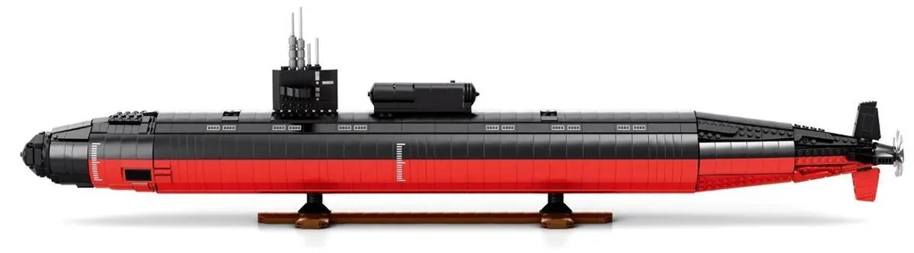Sous-marin de Chasse SSN Reobrix 33049 avec 2723 Pièces de Montage