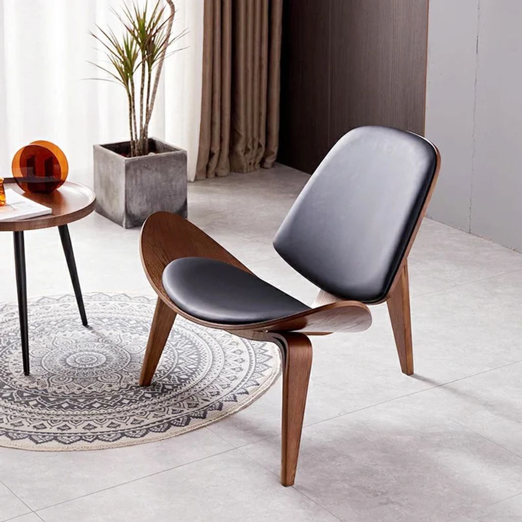SHELL HOLZSTUHL, Mid-Century-Stuhl, CHAIR Hans Wegner CH07 Produktbild 1