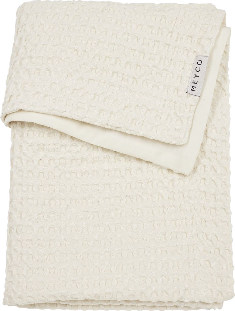 Meyco Waffel Babydecke - 75 x 100 cm - Natur