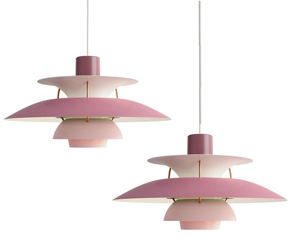 ZELURXX 2er-Set Nordische Pendelleuchte, Modern LED Design Hängelampe, Esszimmerlampe,Aluminium, höhenverstellbar, Wohnzimmerlampe, Ø30cm,