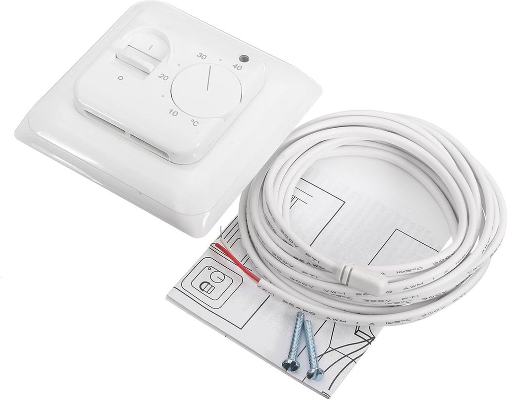 Thermostat mécanique pour chauffage au sol 230 V 16 A avec Image du produit 