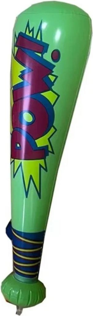 Baseballschläger 40cm aufblasbar, buntes Spielzeug für Geburtstage, Party & Karneval