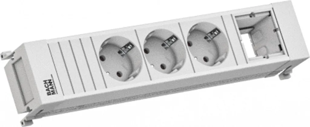 Unité d'alimentation Power Frame 3 prises CEE7/3 0,2M GST18 Blanc RAL